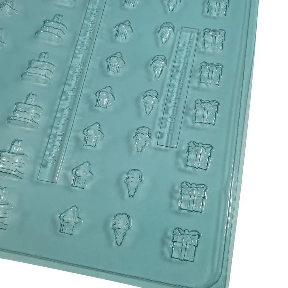 Vintage Candy Mold Birthday Mini Cake Ice Cream Gift Holiday Polymer Fondant